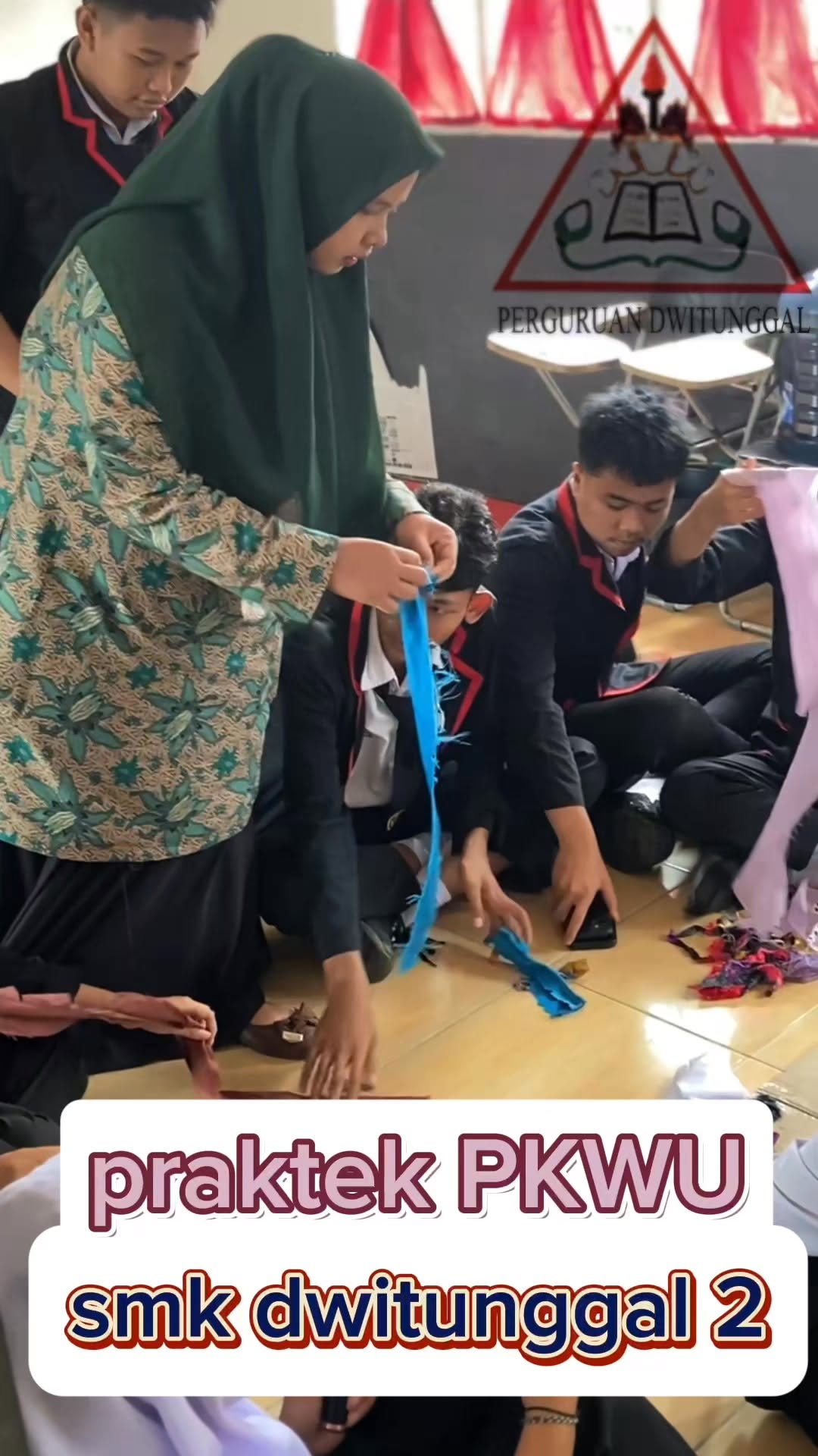 SMK deli serdang, SMK Tanjung Morawa, Kreativitas Siswa SMK Dwitunggal: Daur Ulang Kain Perca Jadi Keset Unik